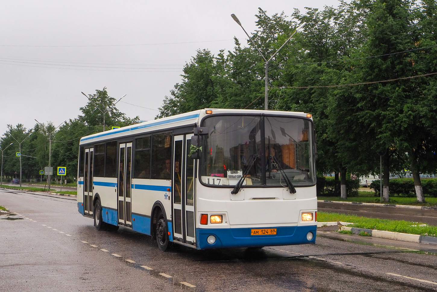 Tver region, LiAZ-5256.36 # АМ 124 69