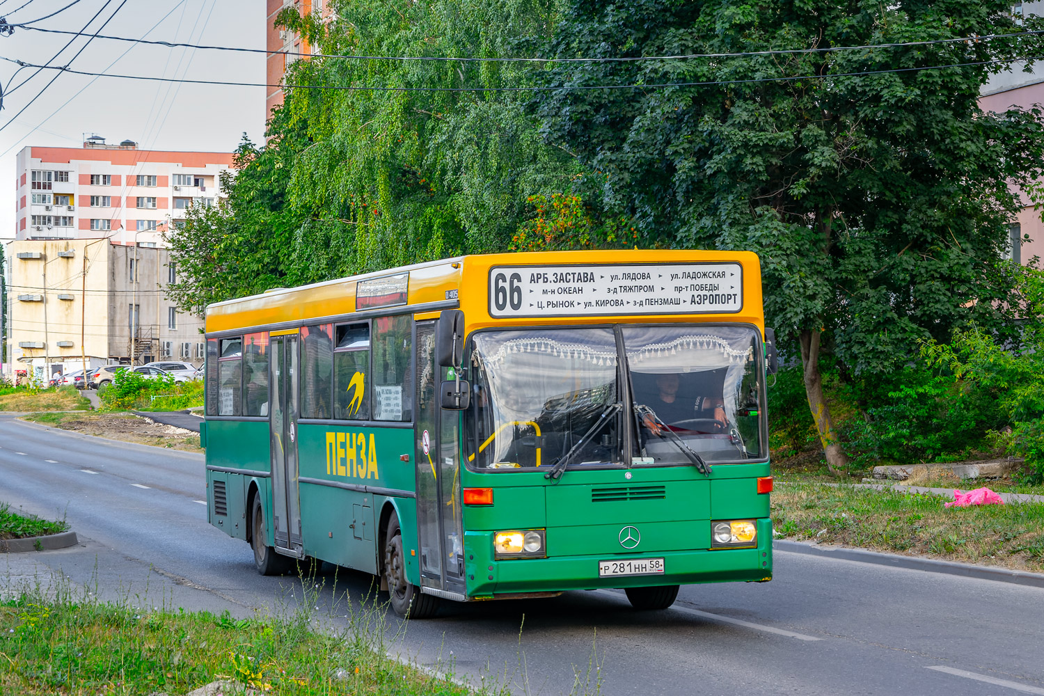 Penza region, Mercedes-Benz O405 # Р 281 НН 58