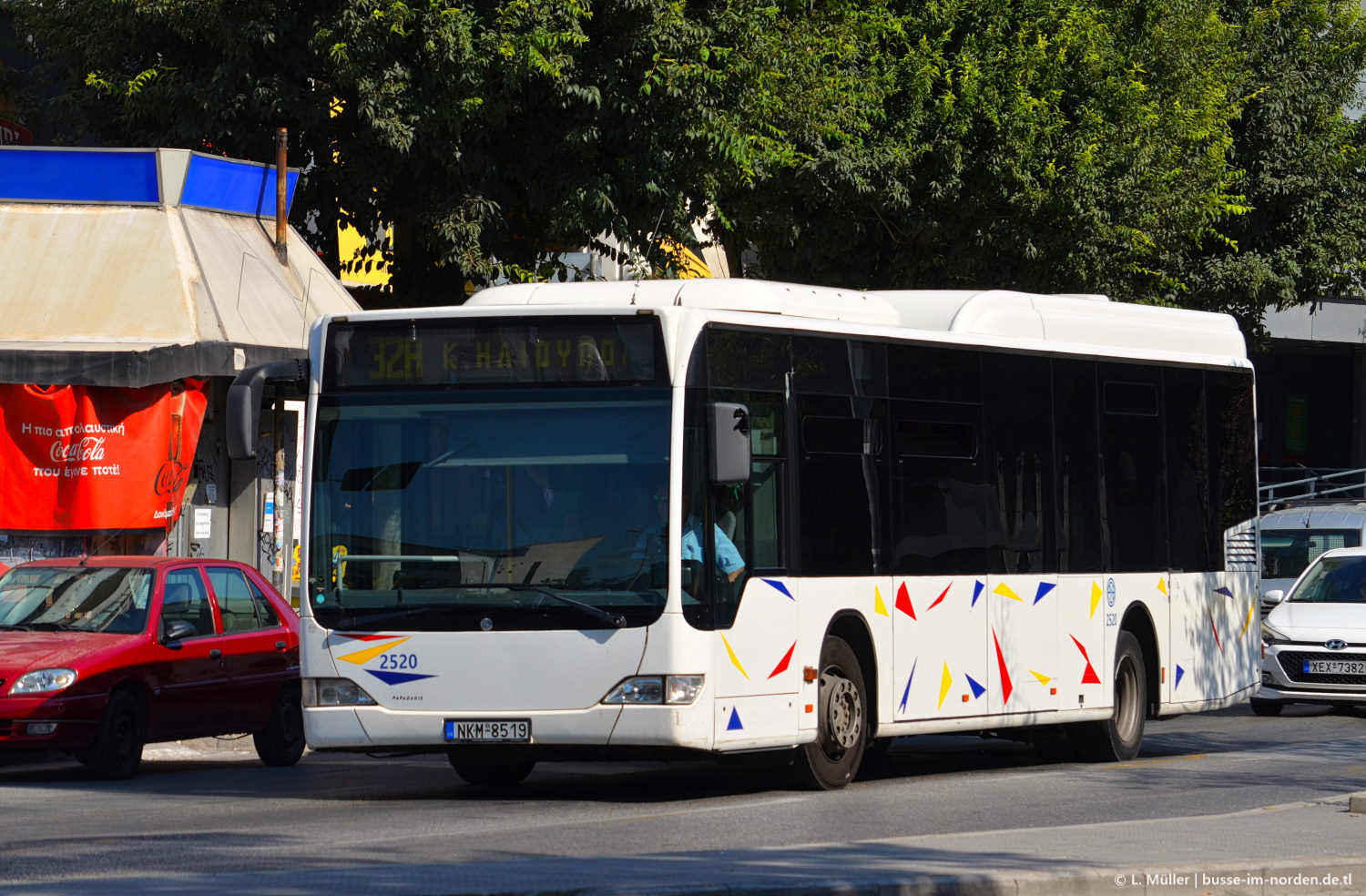 Greece, Mercedes-Benz O530LE Citaro facelift LE # 2520