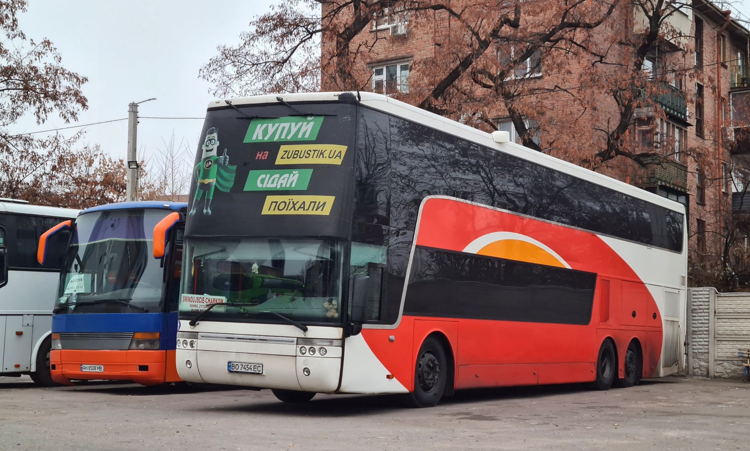 Ternopol region, Van Hool TD929 Astrobel # BO 7454 EC