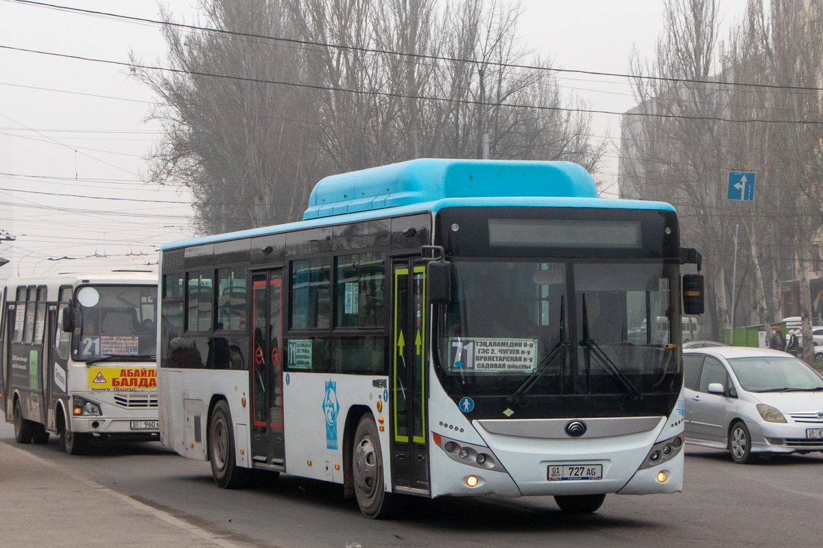 Kyrgyzstan, Yutong ZK6108HGH # 01 727 AG