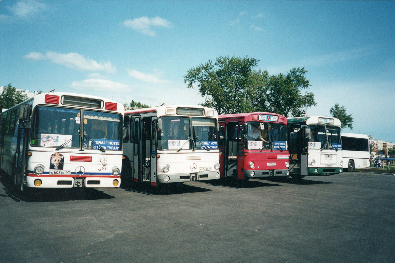 Perm region, Mercedes-Benz O307 # К 608 НН 59; Perm region, Mercedes-Benz O307 # М 513 АВ 59; Perm region, Mercedes-Benz O307 # М 921 ВВ 59; Perm region, MAN 789 SÜ240 # К 256 ЕХ 59