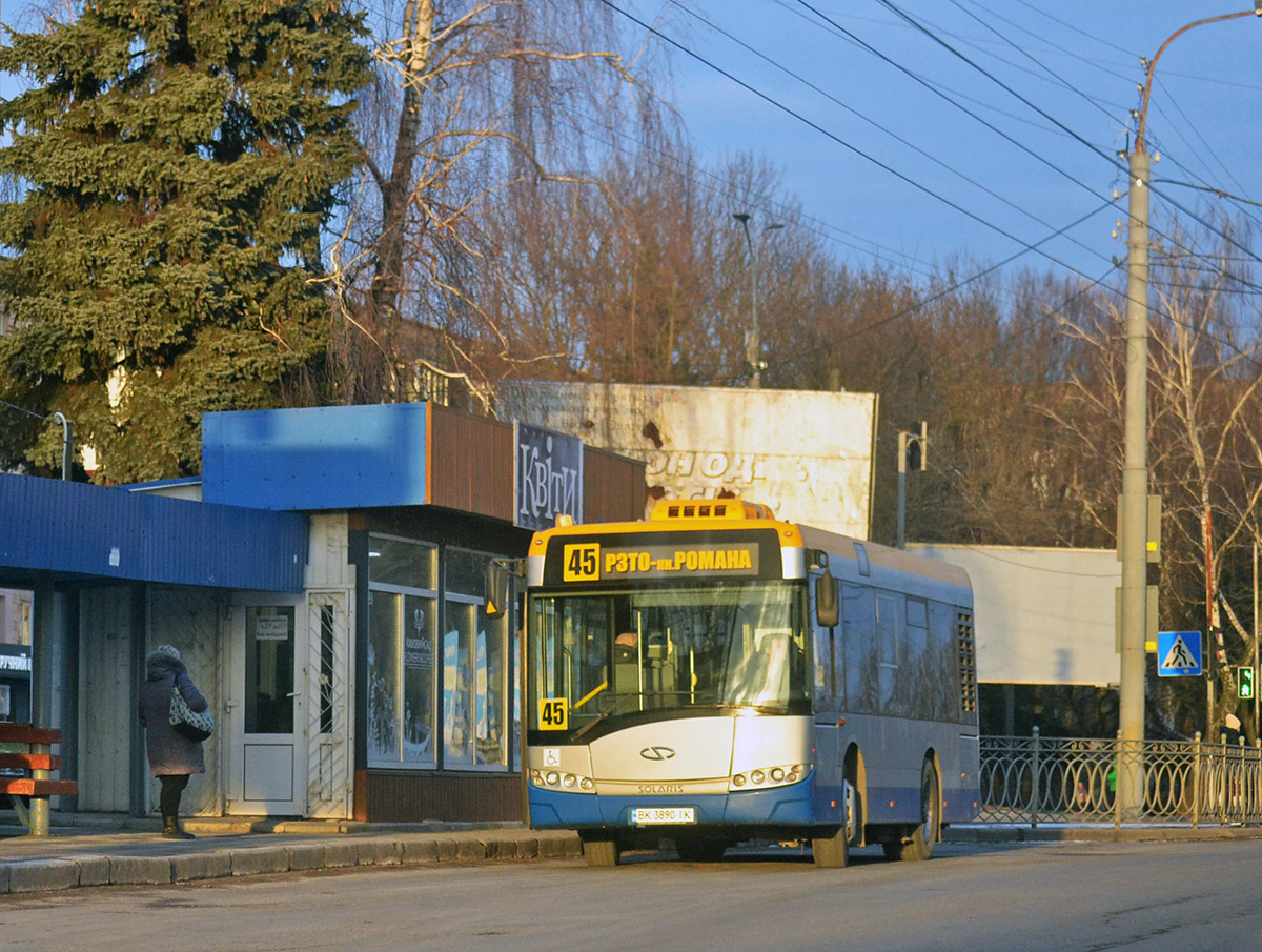 Rovno region, Solaris Urbino III 8.6 # BK 3890 IK