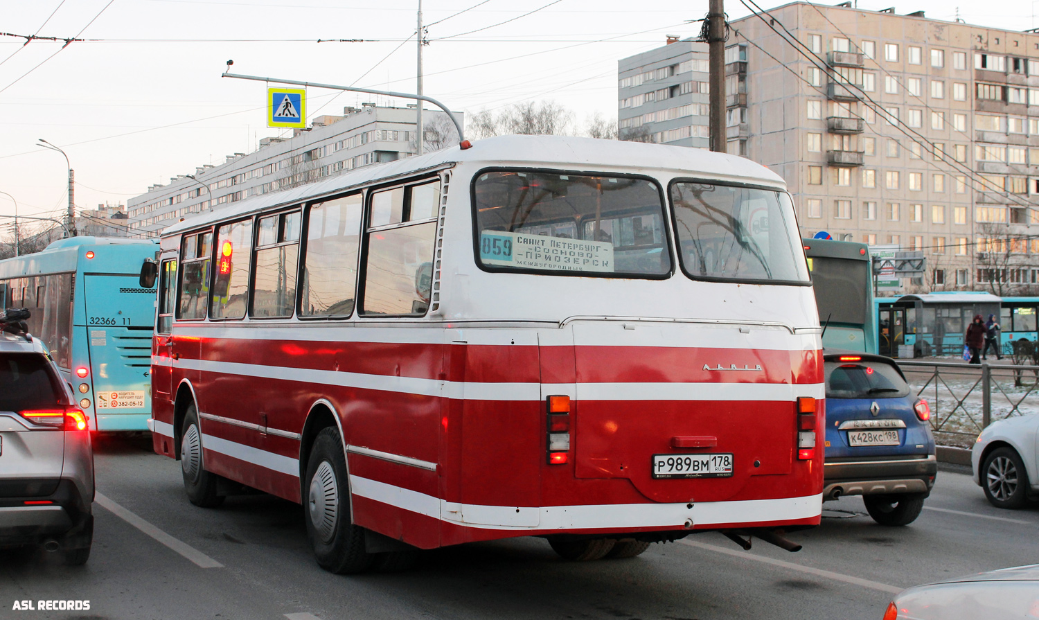 Saint Petersburg, LAZ-695N # Р 989 ВМ 178