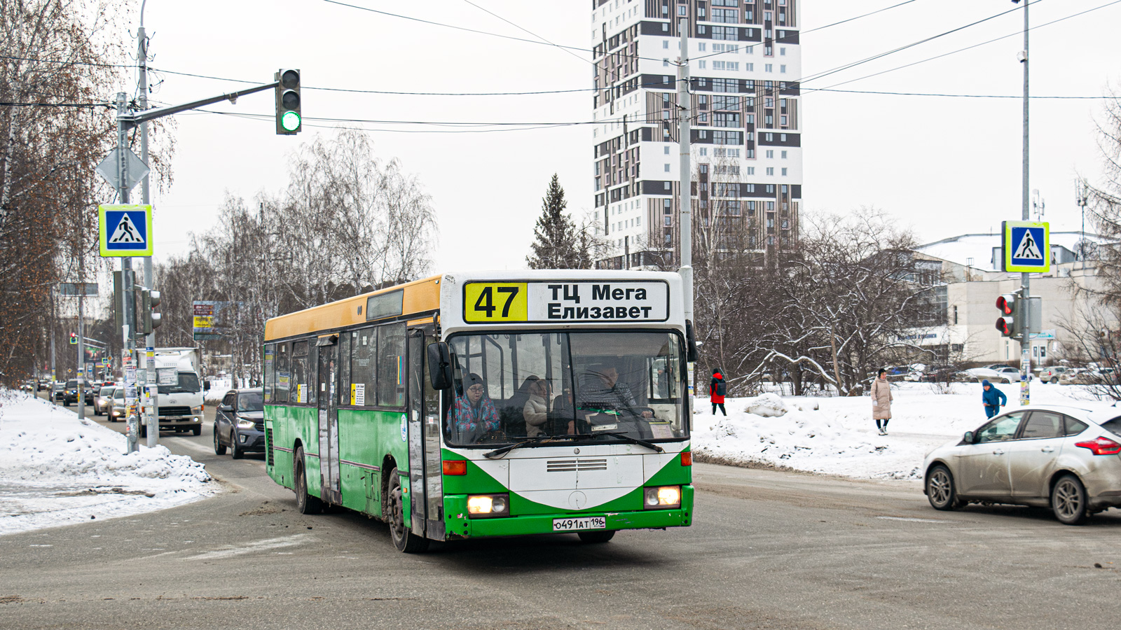 Sverdlovsk region, Mercedes-Benz O405N # О 491 АТ 196