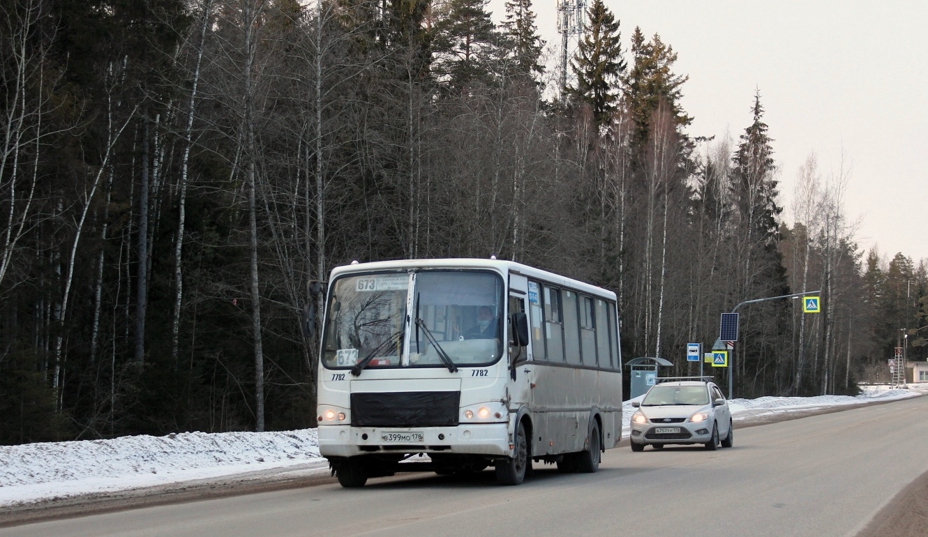 Санкт-Петербург, ПАЗ-320412-05 № 7782