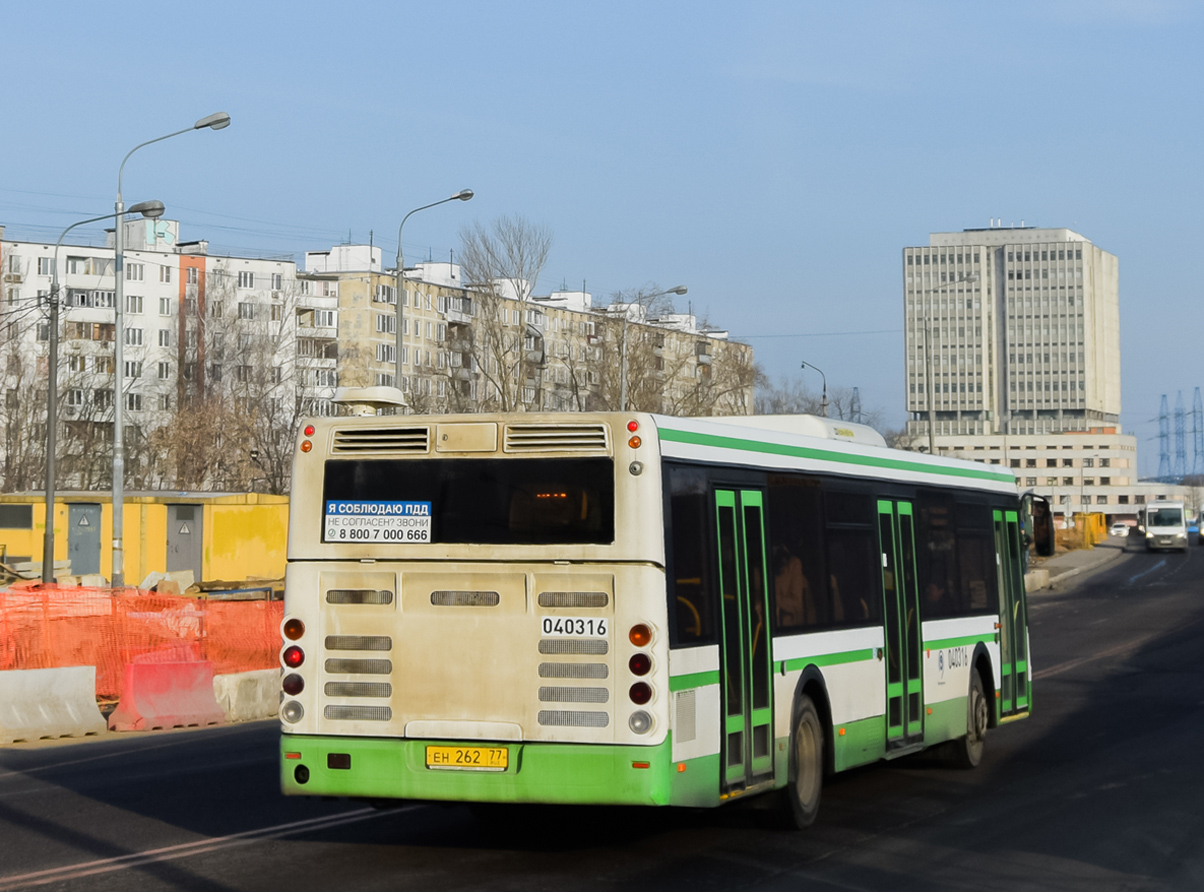 Москва, ЛиАЗ-5292.22 (2-2-2) № 040316