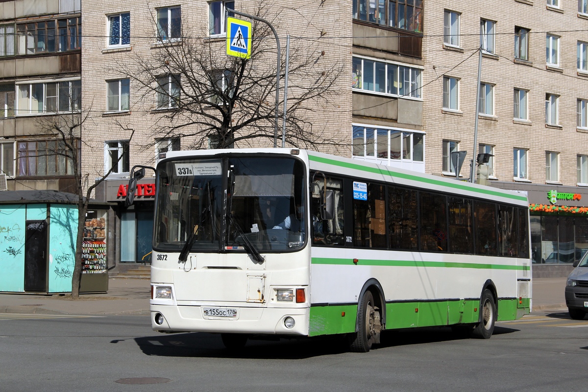 Санкт-Петербург, ЛиАЗ-5293.60 № 3672