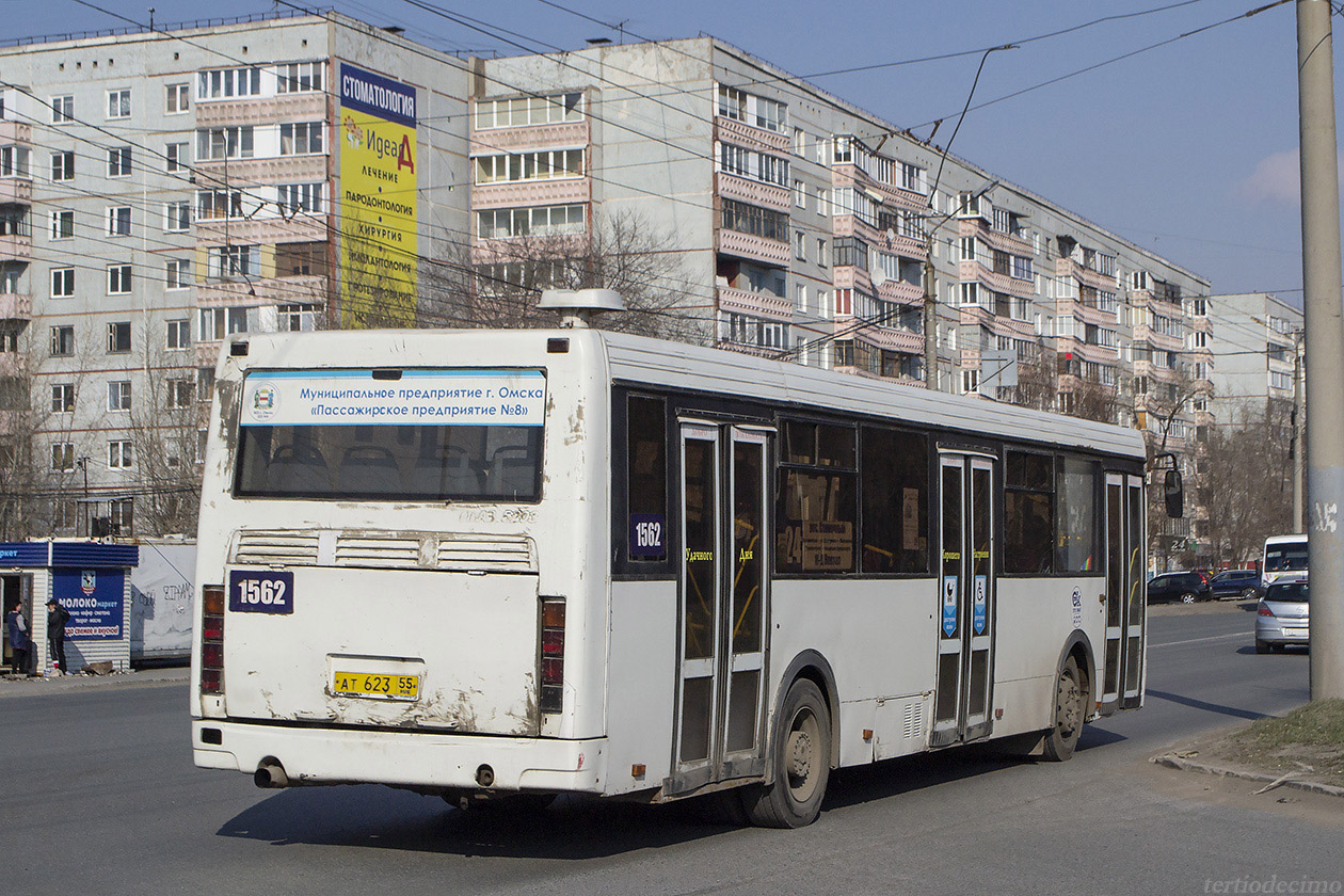 Омская область, ЛиАЗ-5293.00 № 1562