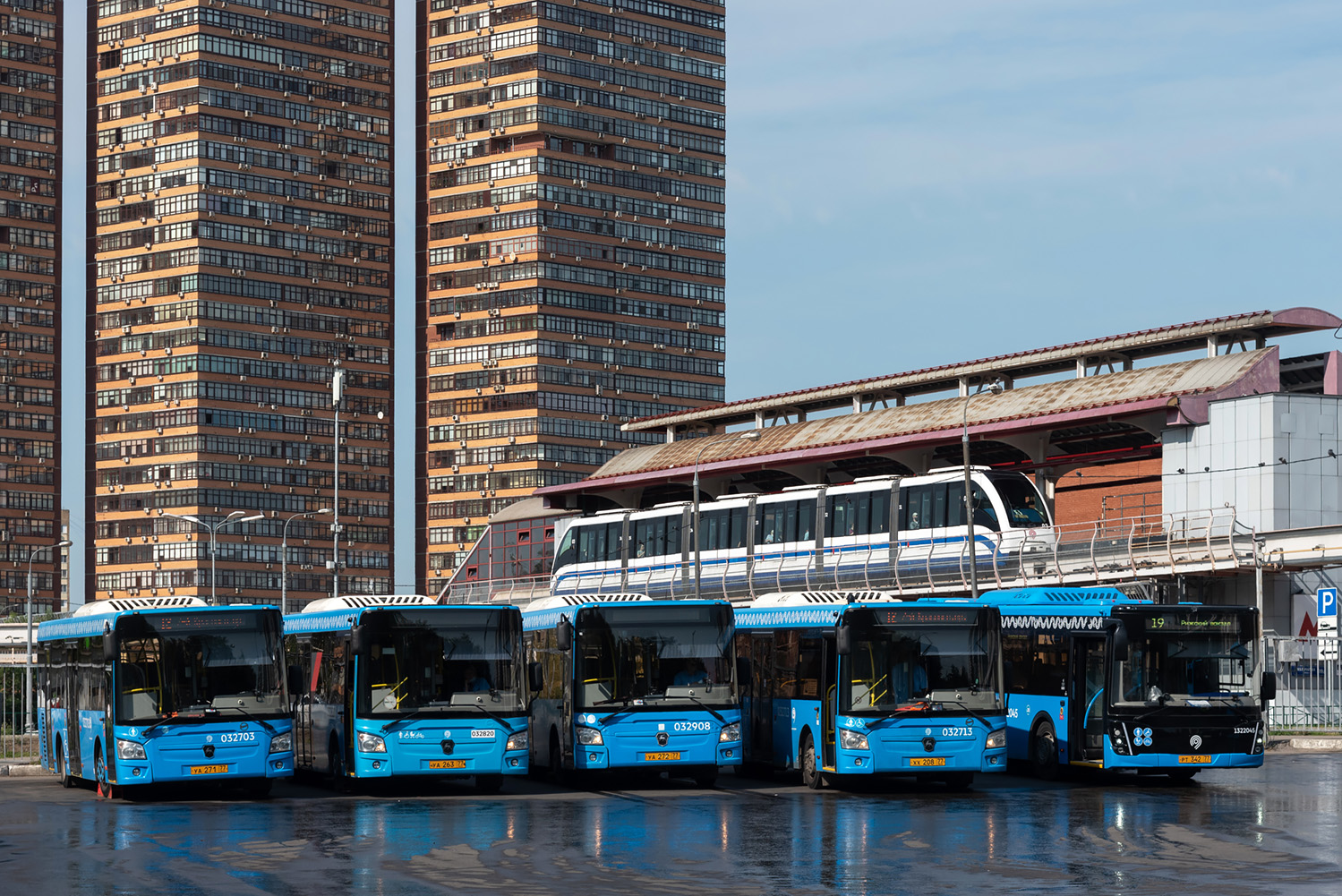 Maskava — Bus stations
