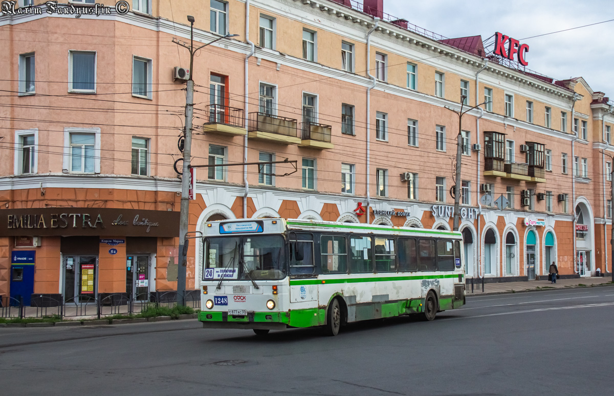 Омская область, ЛиАЗ-5256.45 № 1248
