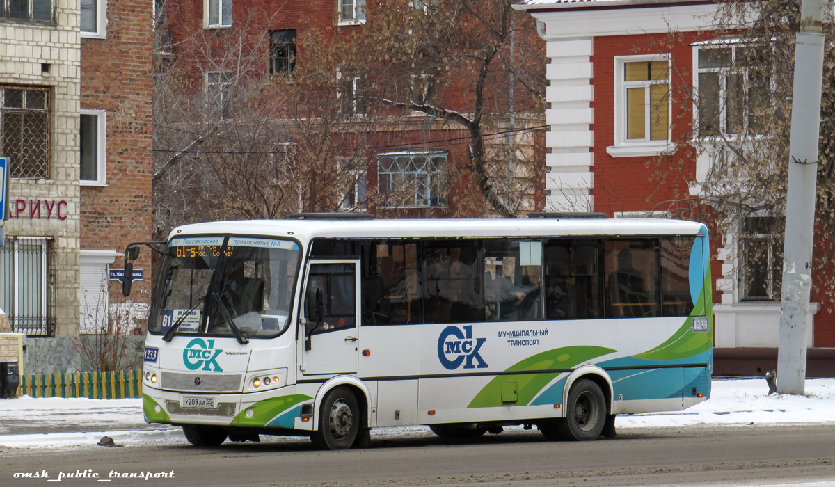 Омская область, ПАЗ-320414-04 "Вектор" (1-2) № 1233