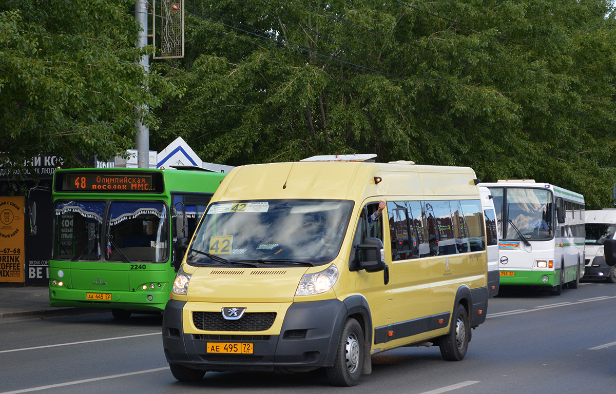 Тюменская область, Нижегородец-2227SK (Peugeot Boxer) № АЕ 495 72