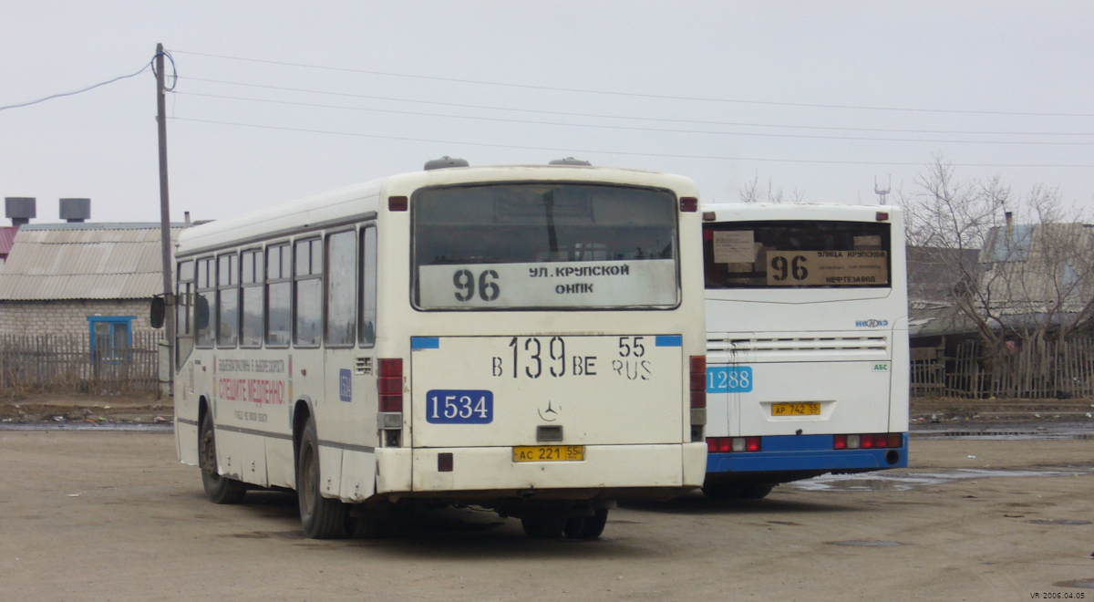 Омская область, Mercedes-Benz O345 № 1534