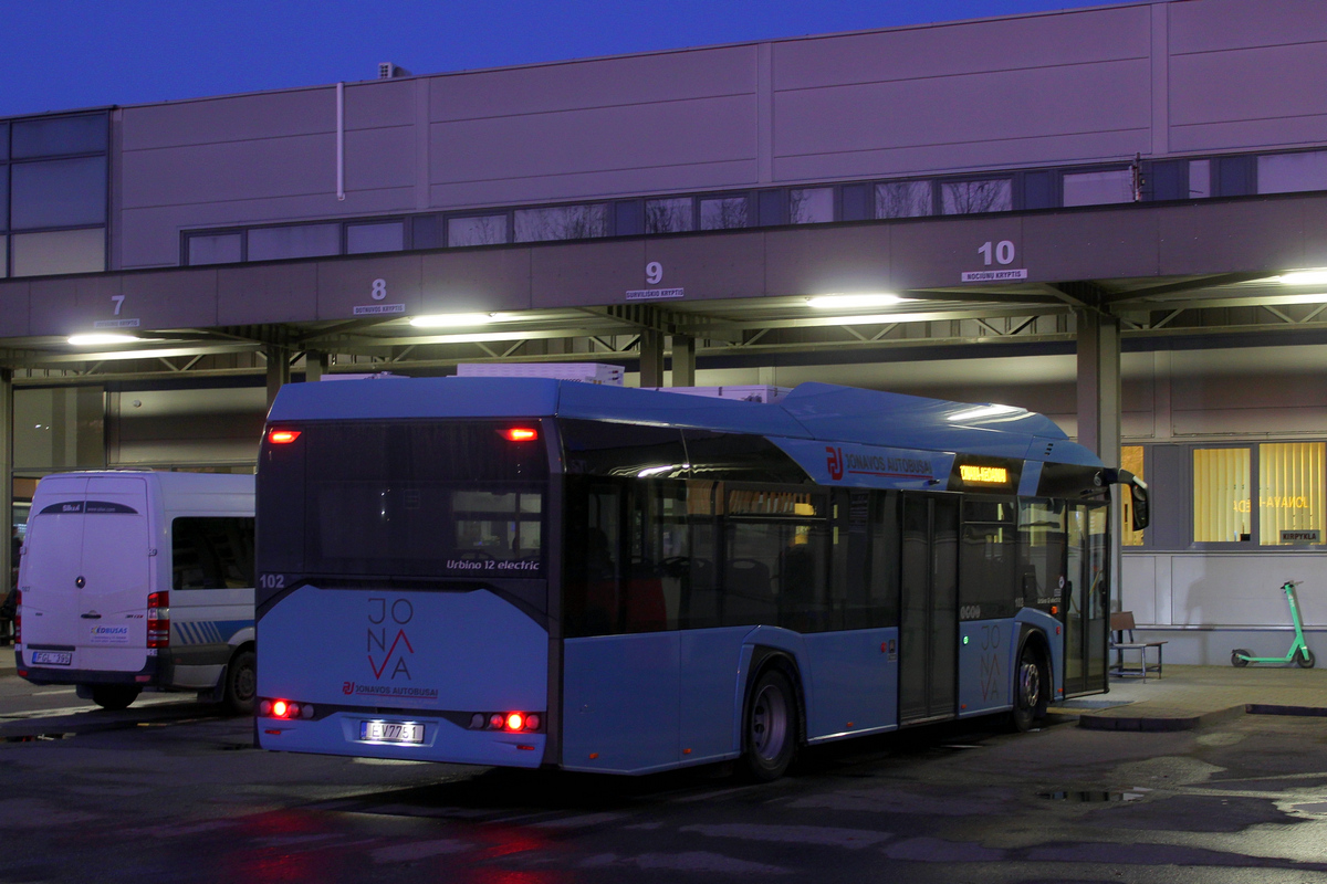 Литва, Solaris Urbino IV 12 electric № 102