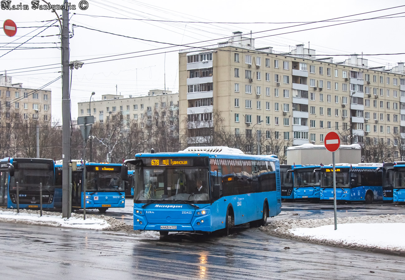 Москва, ЛиАЗ-5292.22 (2-2-2) № 151411