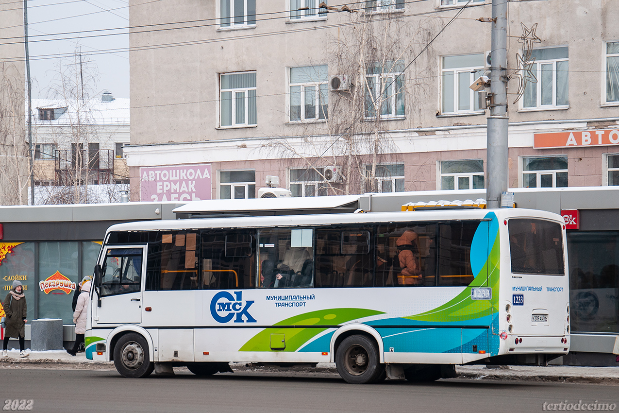 Омская область, ПАЗ-320414-04 "Вектор" (1-2) № 1233