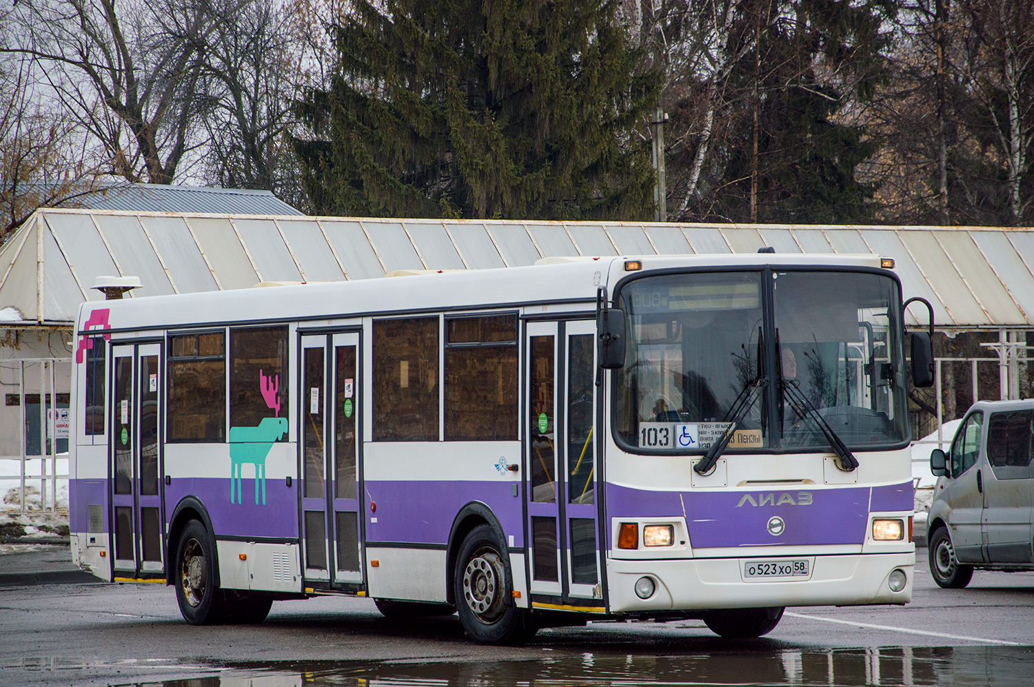 Penzai terület, LiAZ-5293.60 sz.: 444