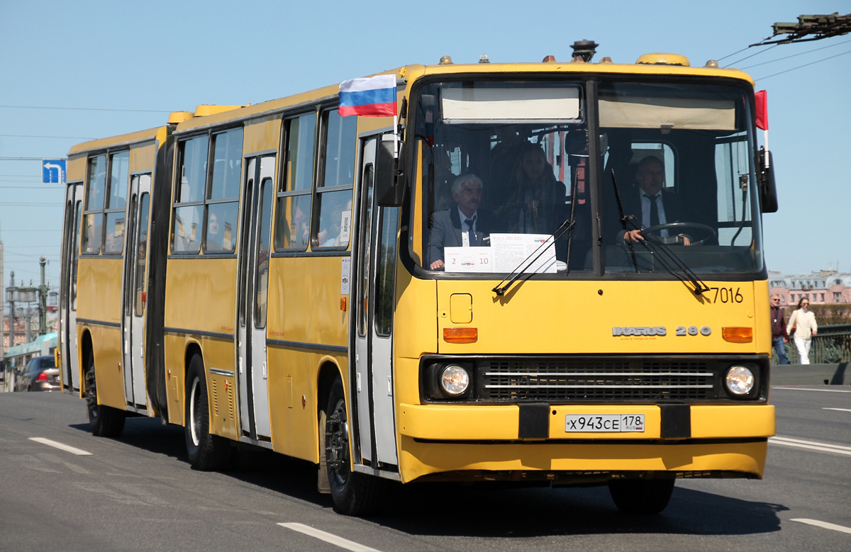 Санкт-Петербург, Ikarus 280.33O № 7016; Санкт-Петербург — III Международный транспортный фестиваль "SPbTransportFest-2022"