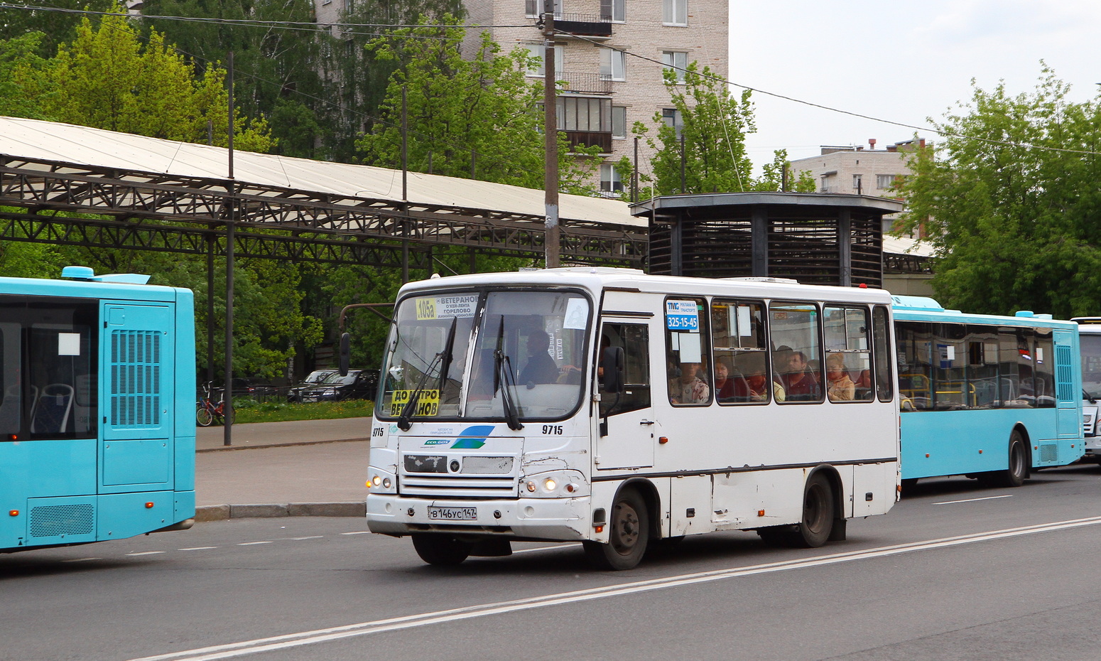 Санкт-Петербург, ПАЗ-320302-11 № 9715