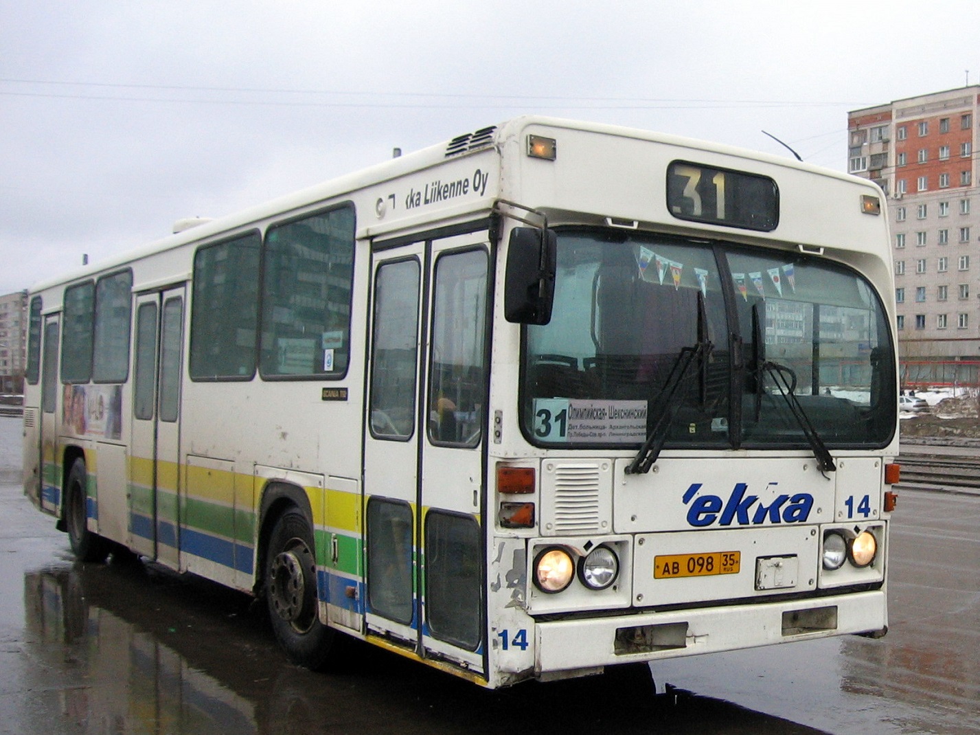 Вологодская область, Scania CN112CL № АВ 098 35