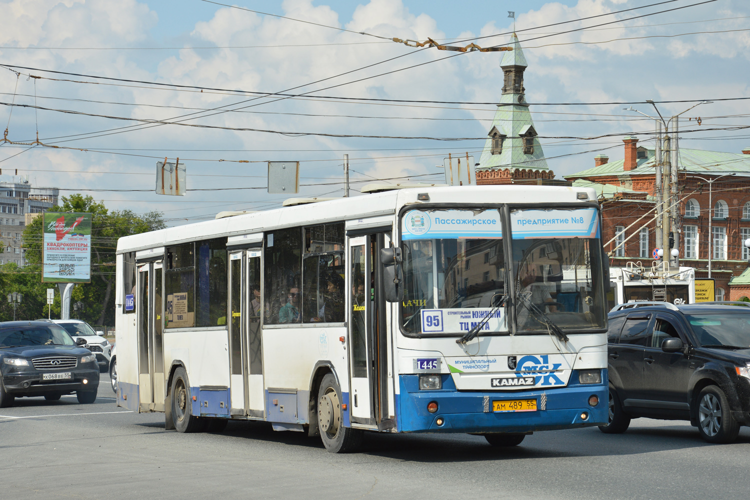 Omsk region, NefAZ-5299-20-15 Nr. 1445