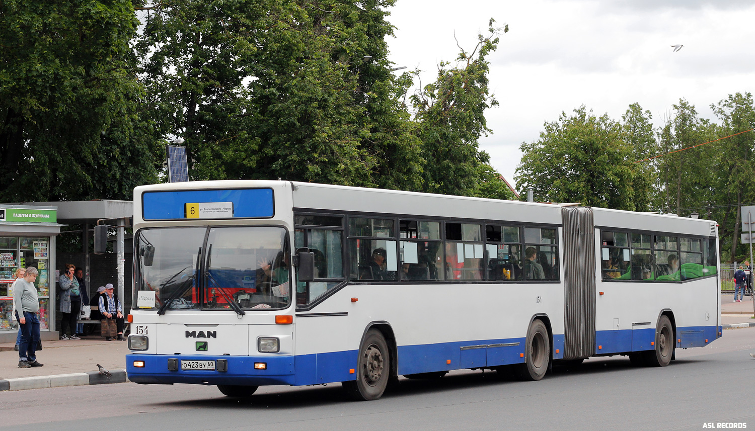 Псковская область, MAN A61 SG312 № 154