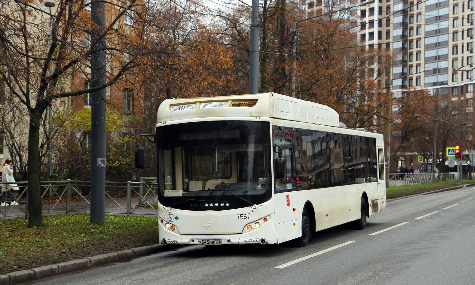 Санкт-Петербург, Volgabus-5270.G2 (CNG) № 7587