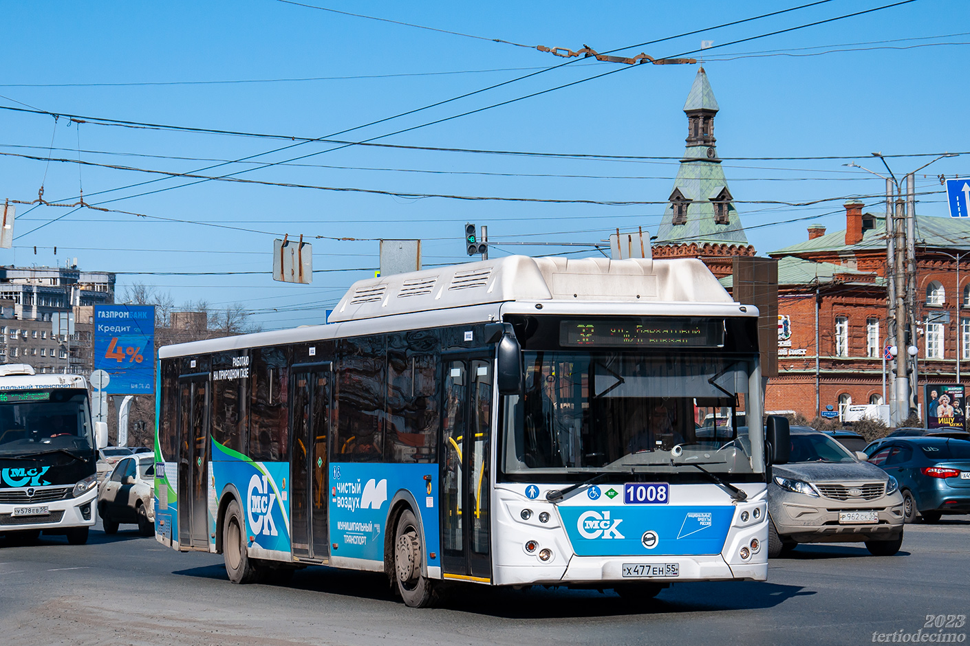 Омская область, ЛиАЗ-5292.67 (CNG) № 1008