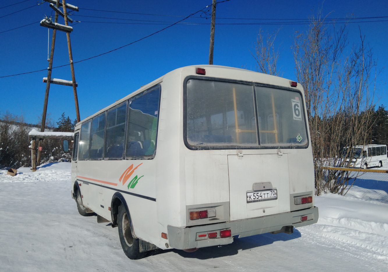 Jakutföld, PAZ-32054 sz.: К 554 ТТ 70