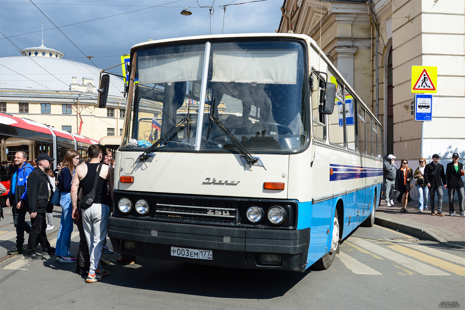 Москва, Ikarus 250.95 № Р 003 ЕМ 177; Санкт-Петербург — IV Международный транспортный фестиваль "SPbTransportFest-2023"