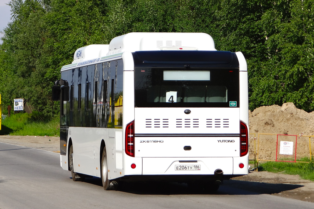Khanty-Mansi AO, Yutong ZK6116HG Nr. Е 206 ТУ 186