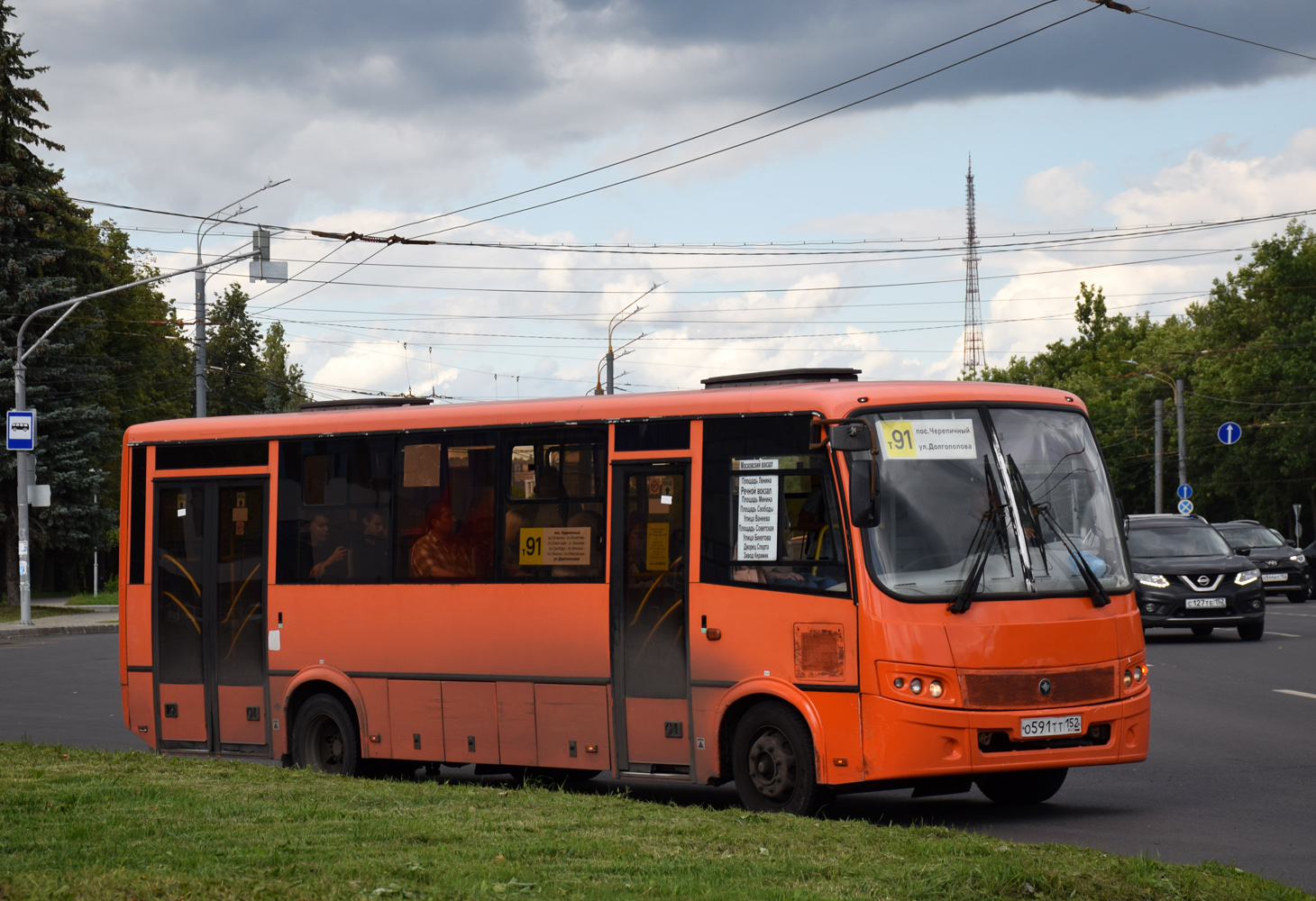 Нижегородская область, ПАЗ-320414-04 "Вектор" № О 591 ТТ 152