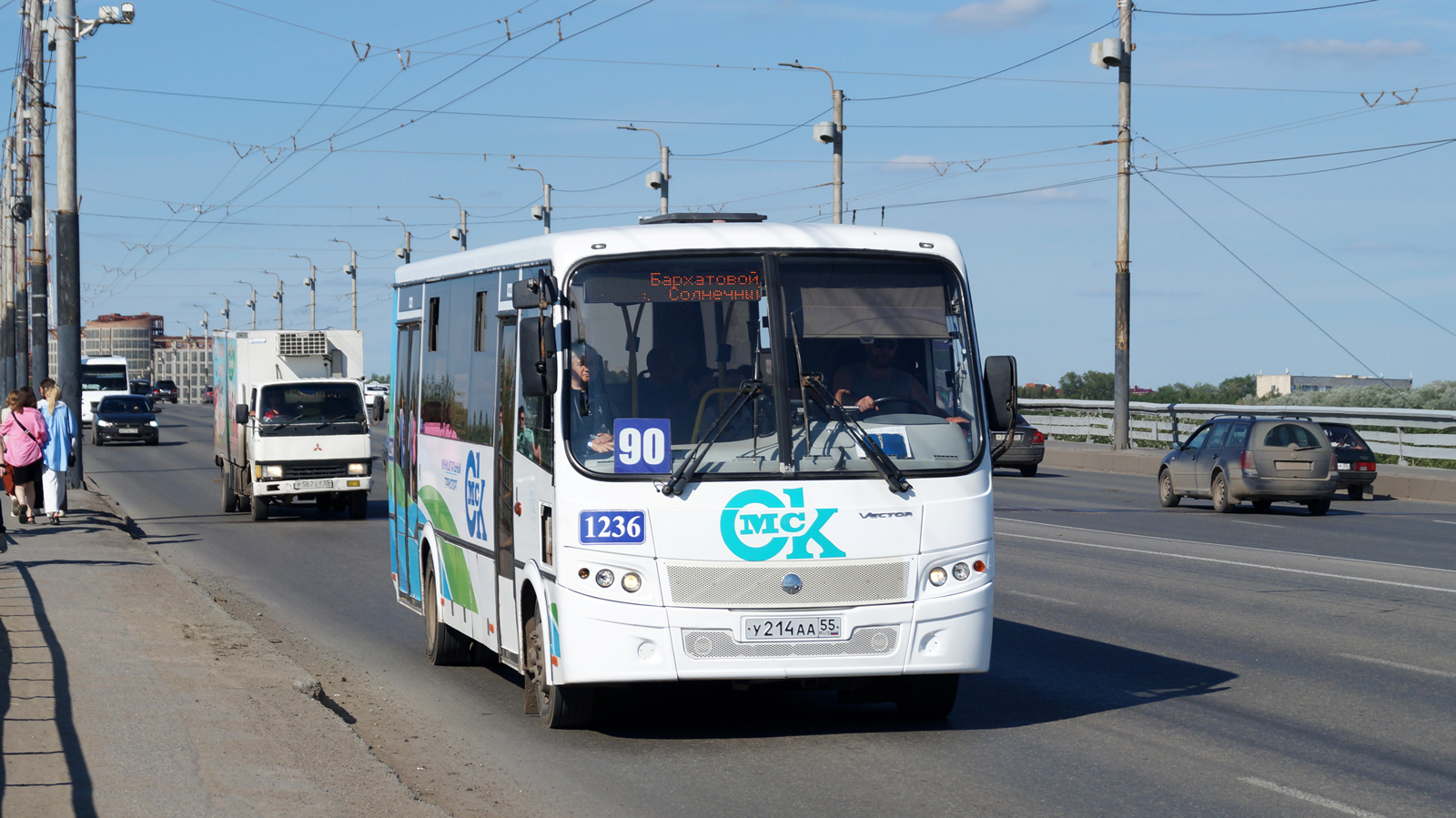 Омская область, ПАЗ-320414-04 "Вектор" (1-2) № 1236