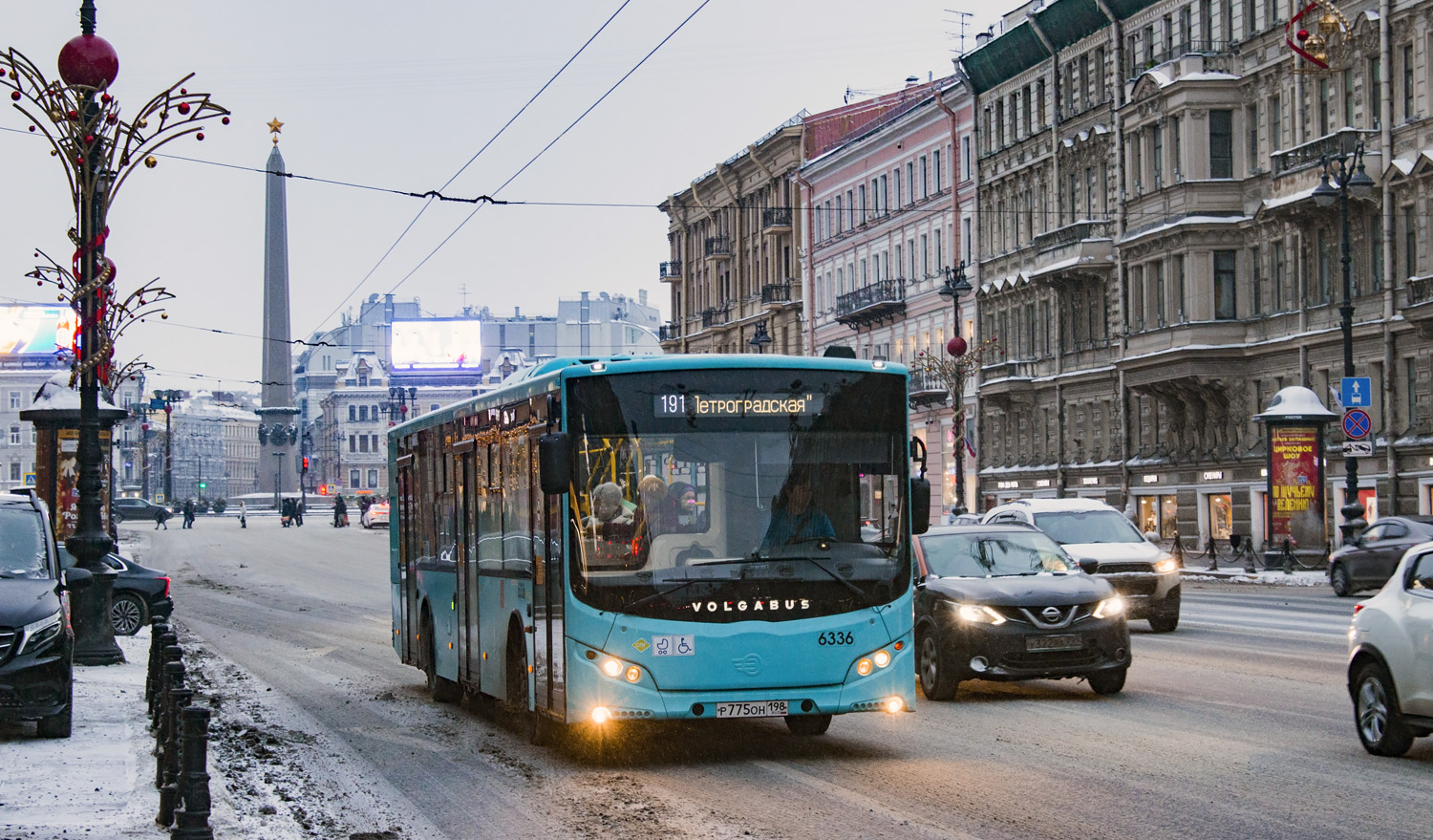Saint Petersburg, Volgabus-5270.G2 (LNG) # 6336