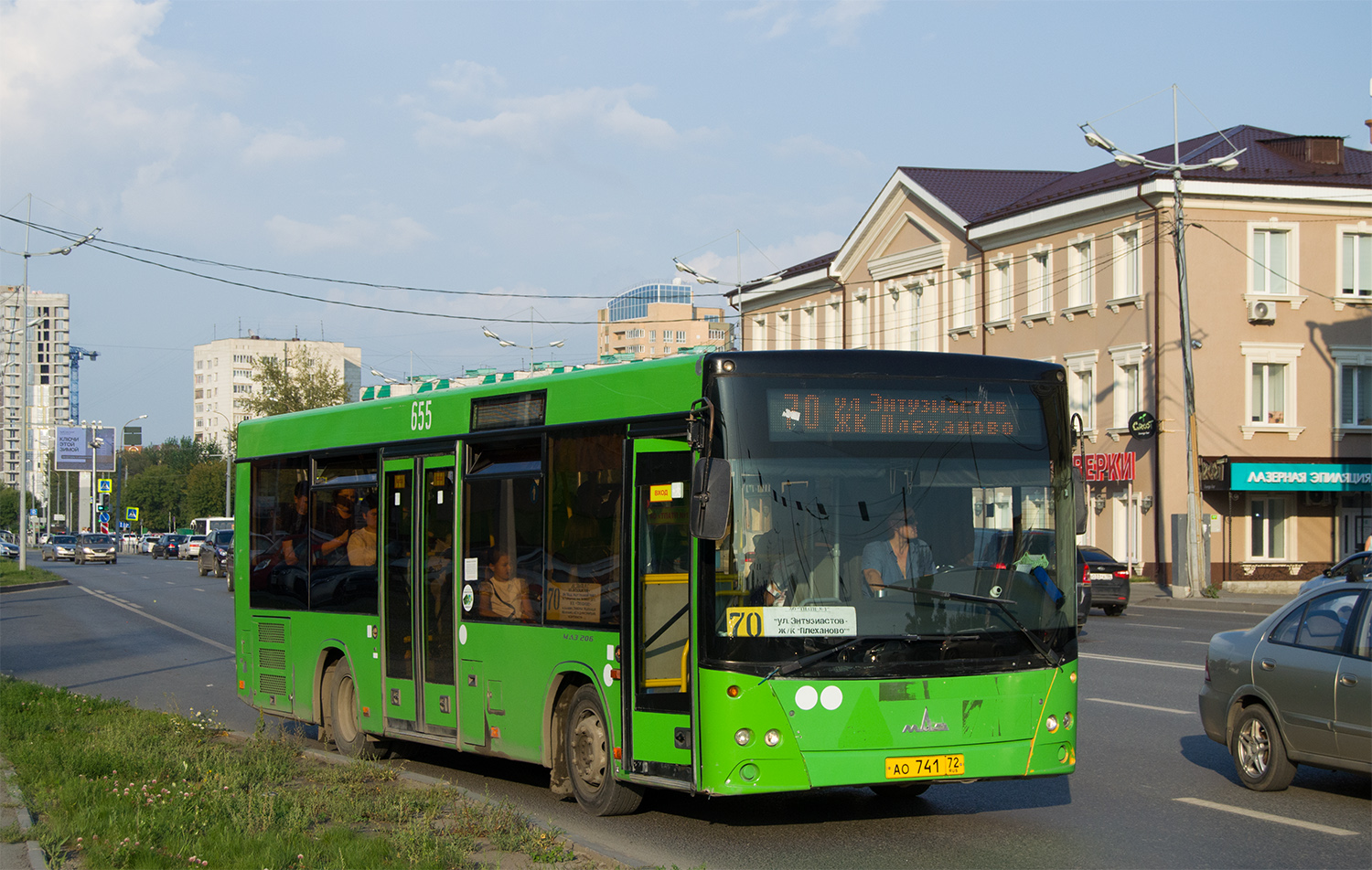 Тюменская область, МАЗ-206.068 № 655