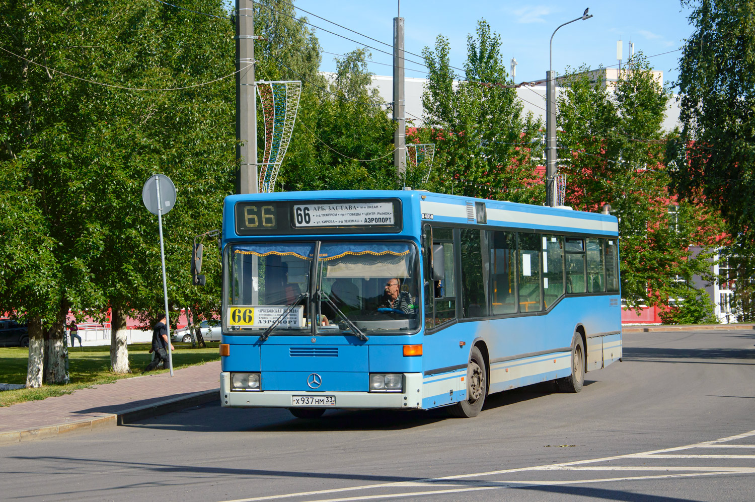 Пензенская область, Mercedes-Benz O405N2 № Х 937 НМ 33