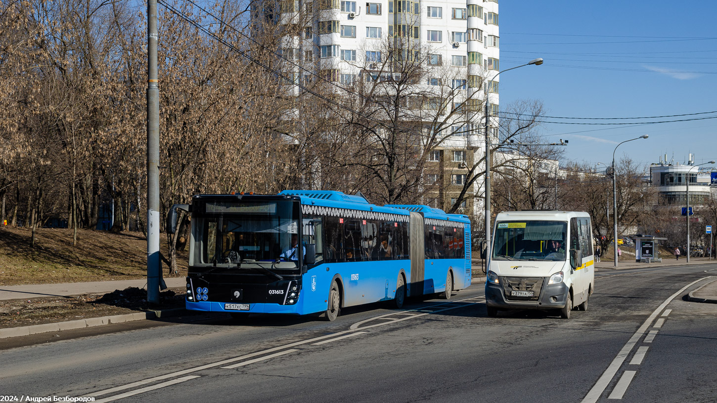 Москва, ЛиАЗ-6213.65 № 031613; Московская область, Луидор-225019 (ГАЗ Next) № У 379 ТА 750