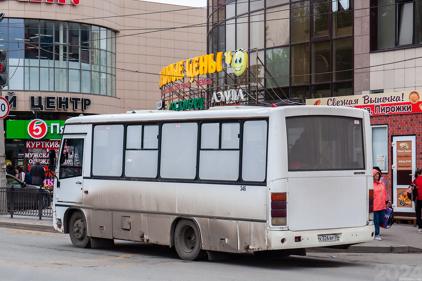 Omszki terület, PAZ-320402-05 sz.: Х 326 ВР 55