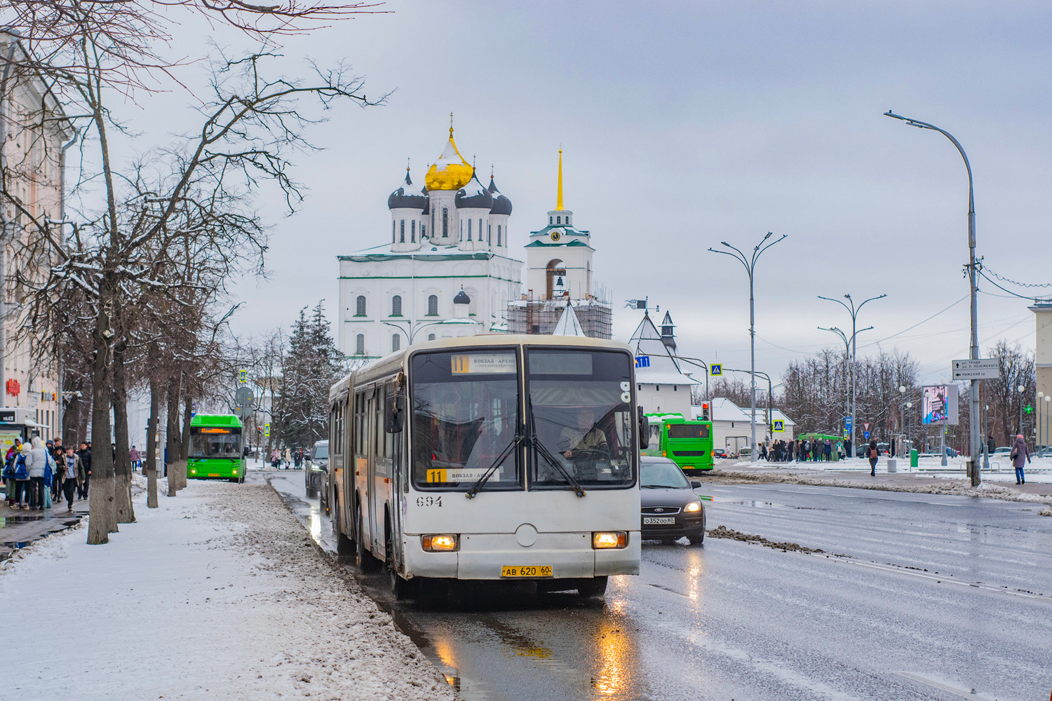 Псковская область, Mercedes-Benz O345G № 694