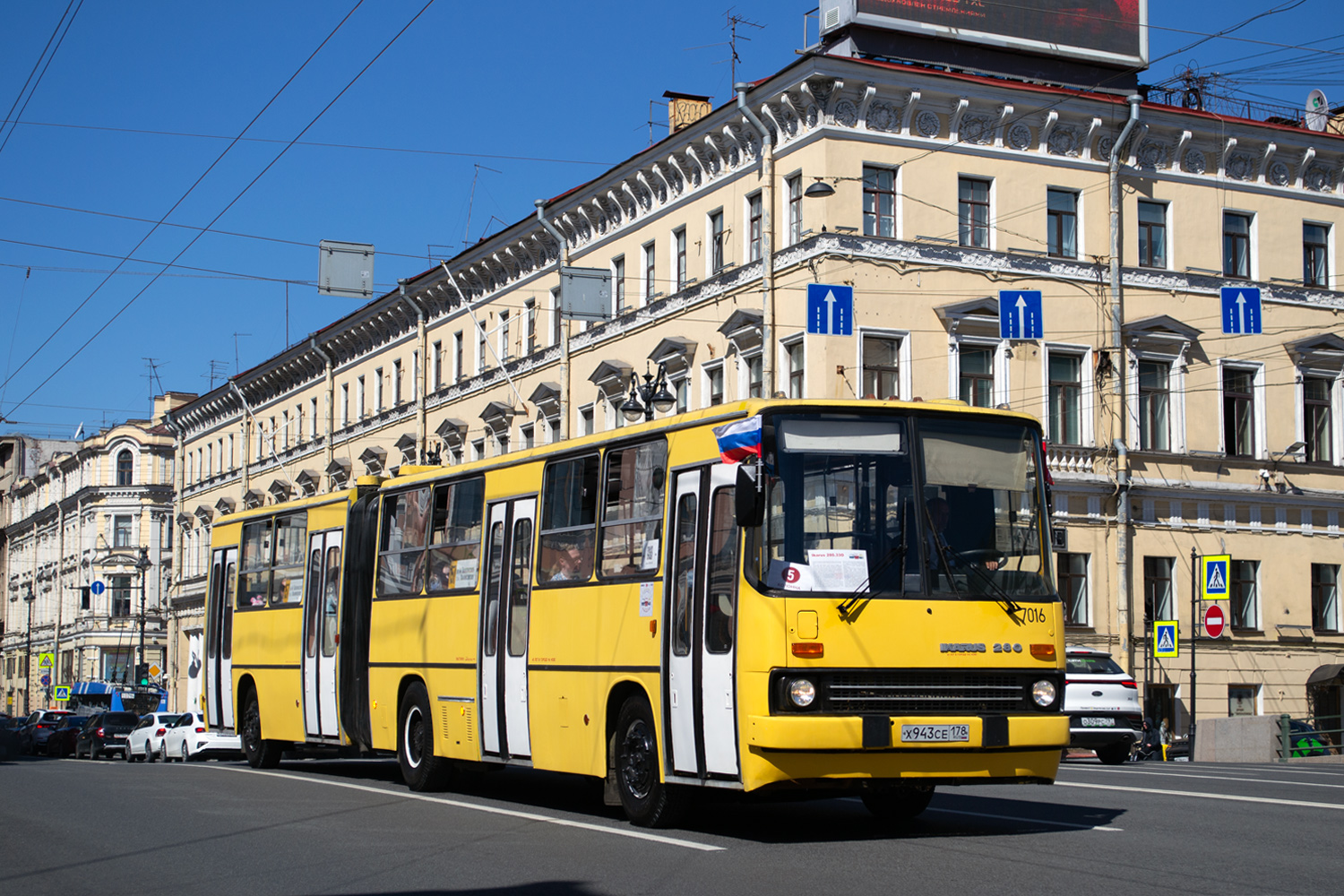 Санкт-Петербург, Ikarus 280.33O № 7016; Санкт-Петербург — V Международный транспортный фестиваль "SPbTransportFest-2024"