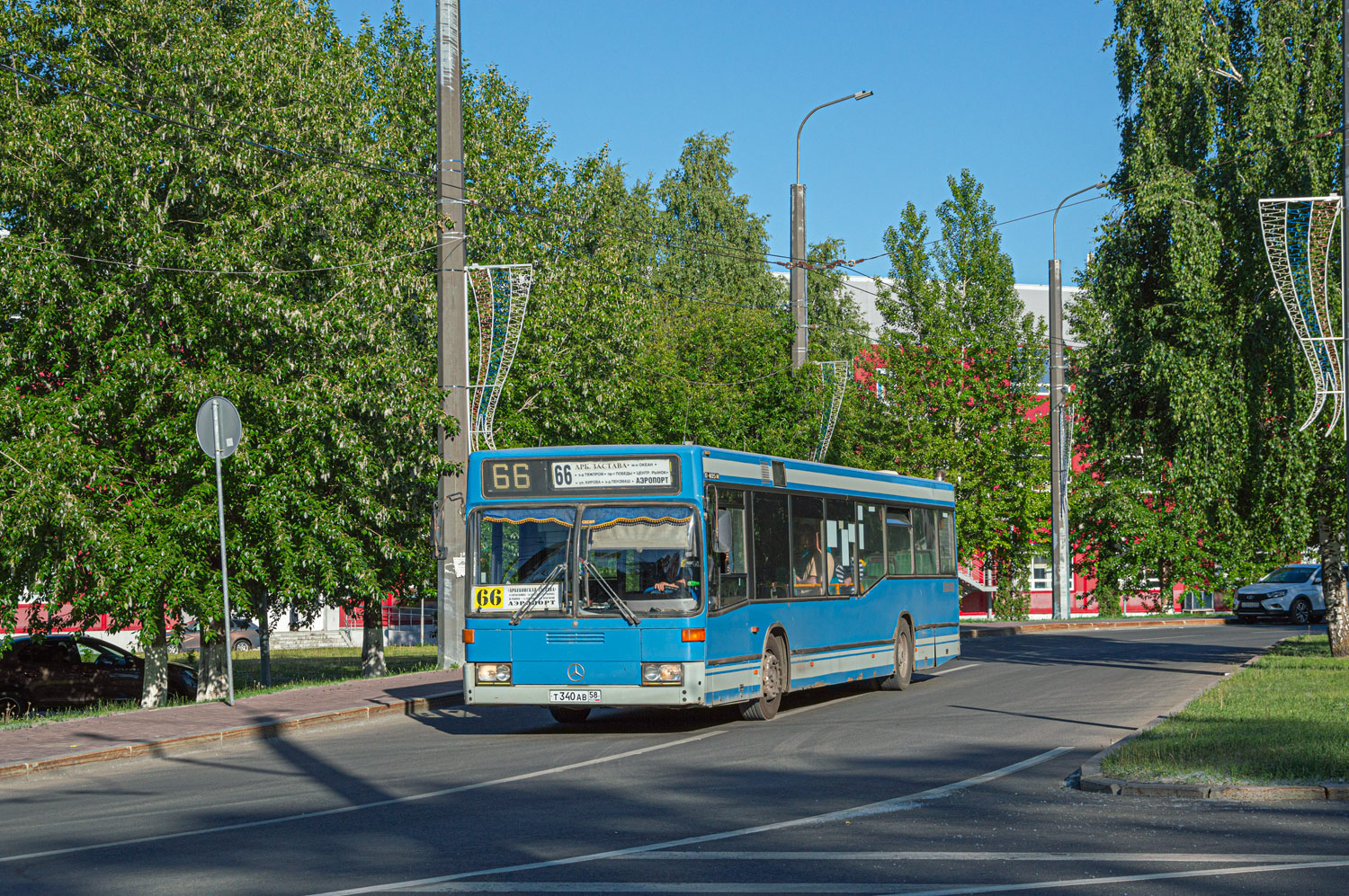 Пензенская область, Mercedes-Benz O405N2 № Т 340 АВ 58