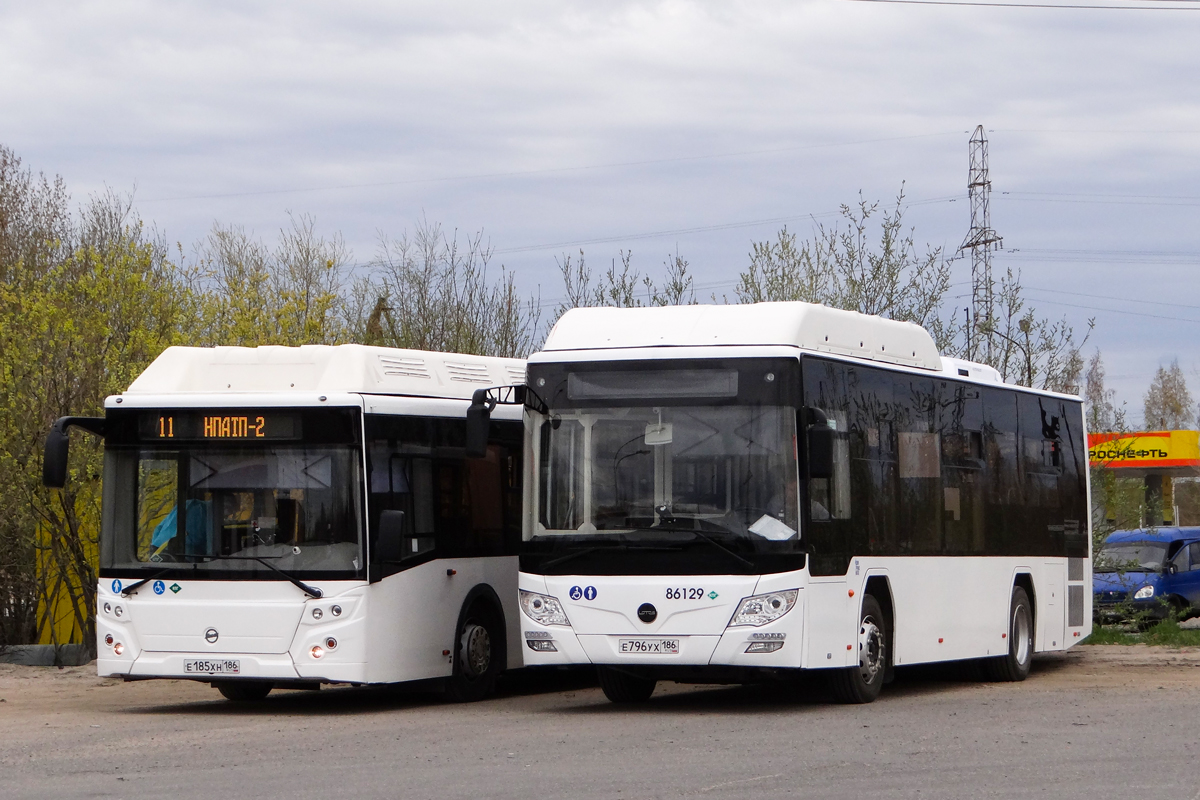 Ханты-Мансийский АО, Lotos-105C02 № 86129; Ханты-Мансийский АО — Автобусные вокзалы, станции и конечные остановки