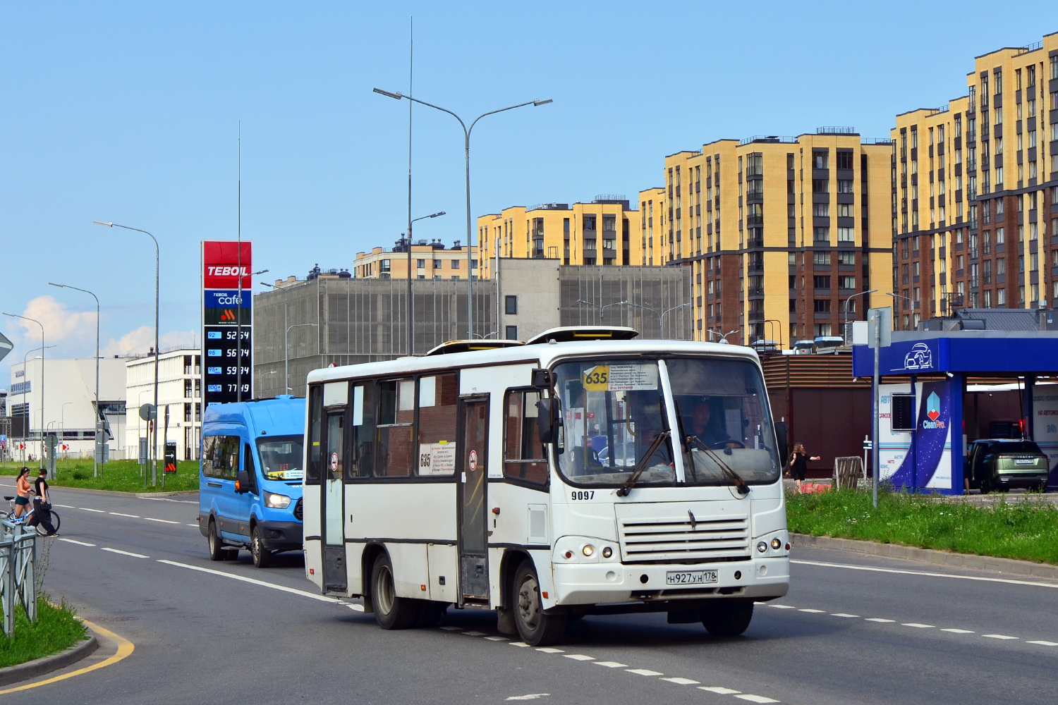 Санкт-Петербург, ПАЗ-320402-05 № 9097