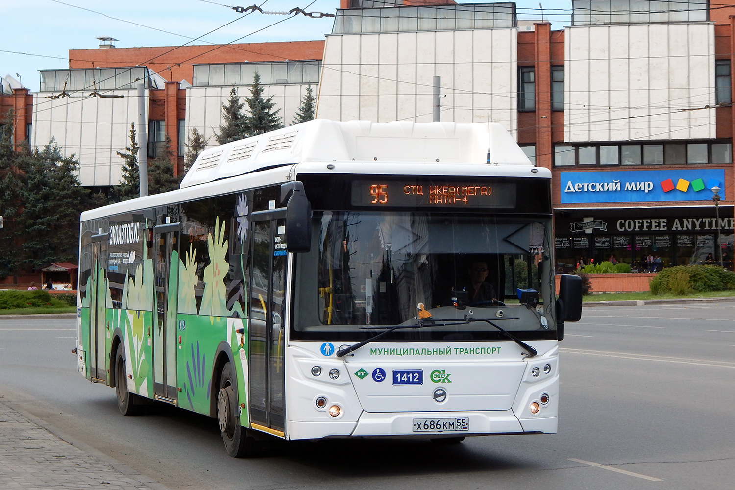 Omszki terület, LiAZ-5292.67 (CNG) sz.: 1412