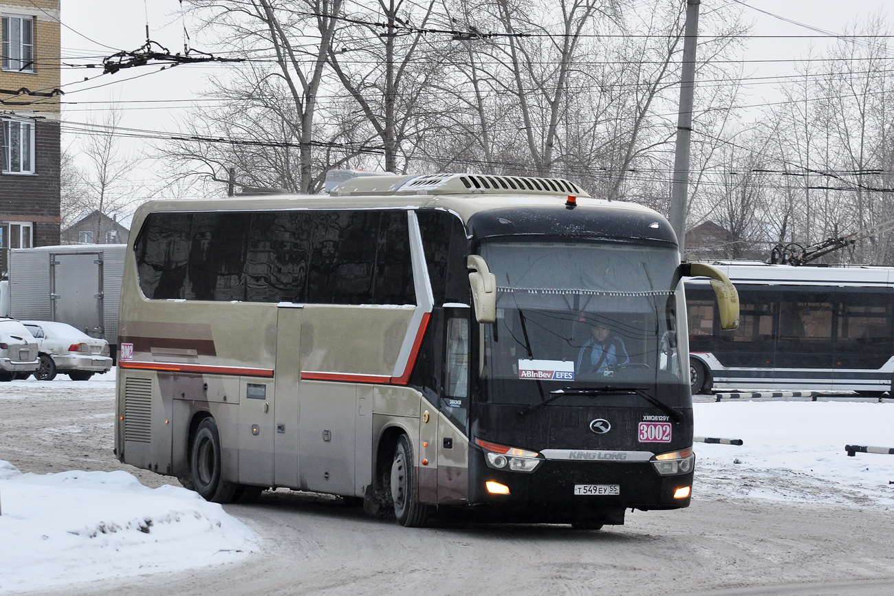 Омская область, King Long XMQ6129Y № 3002