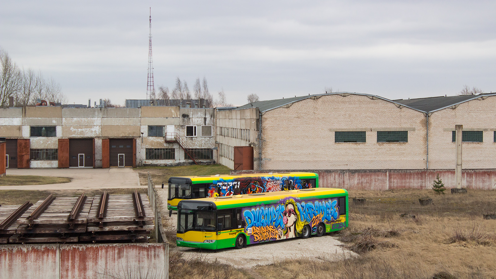Lettország, Solaris Urbino I 15 sz.: 306; Lettország — Bus depot and company territories