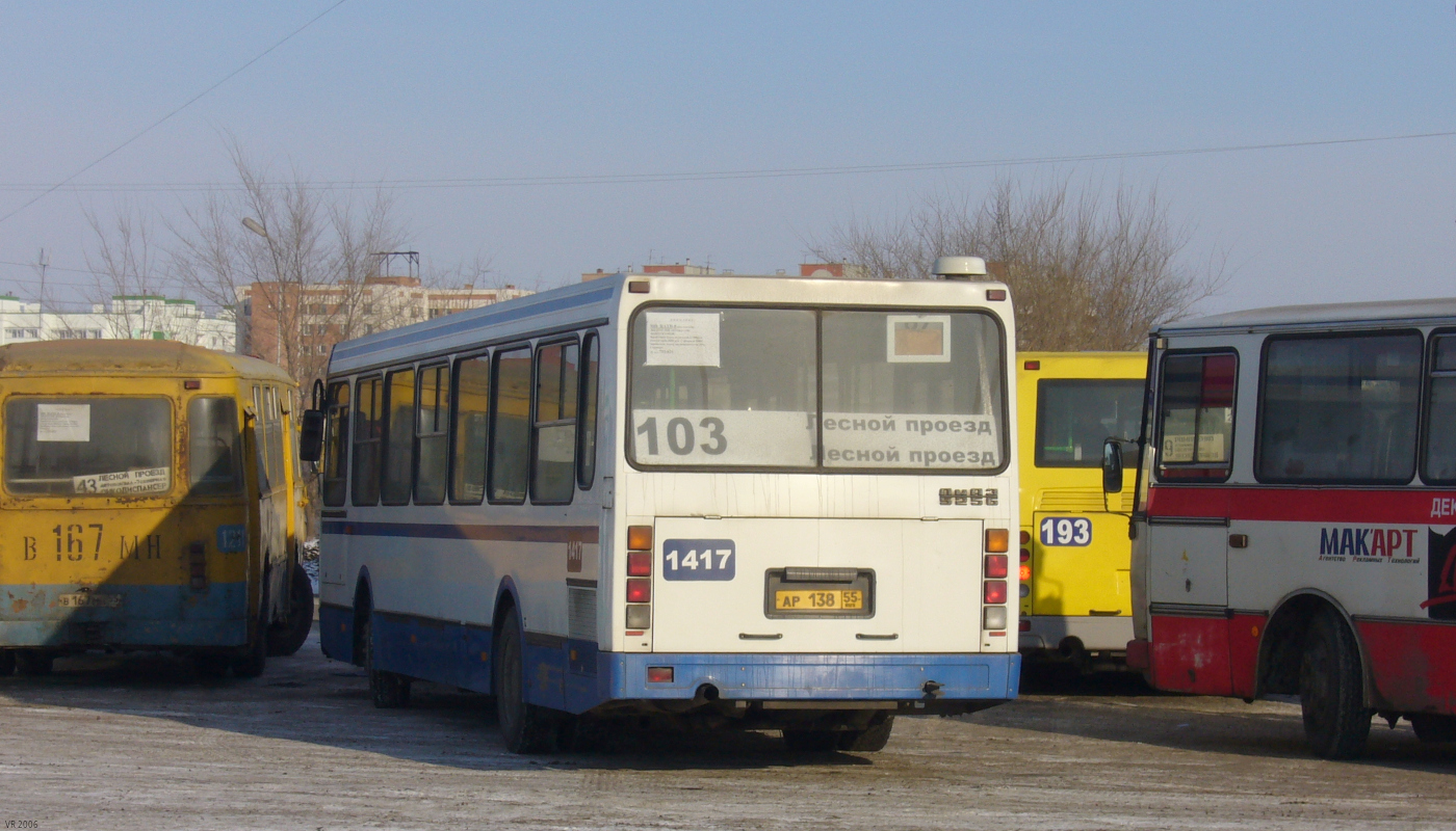 Омская область, ЛиАЗ-5256.40 № 1417