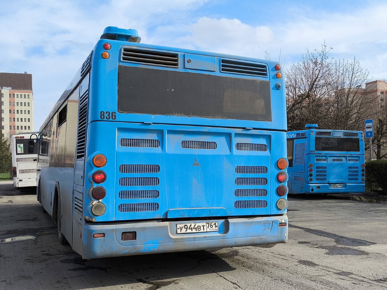 Rostower Gebiet, Setra S319NF Nr. С 394 КО 761; Rostower Gebiet, LiAZ-5292.22-01 Nr. 836
